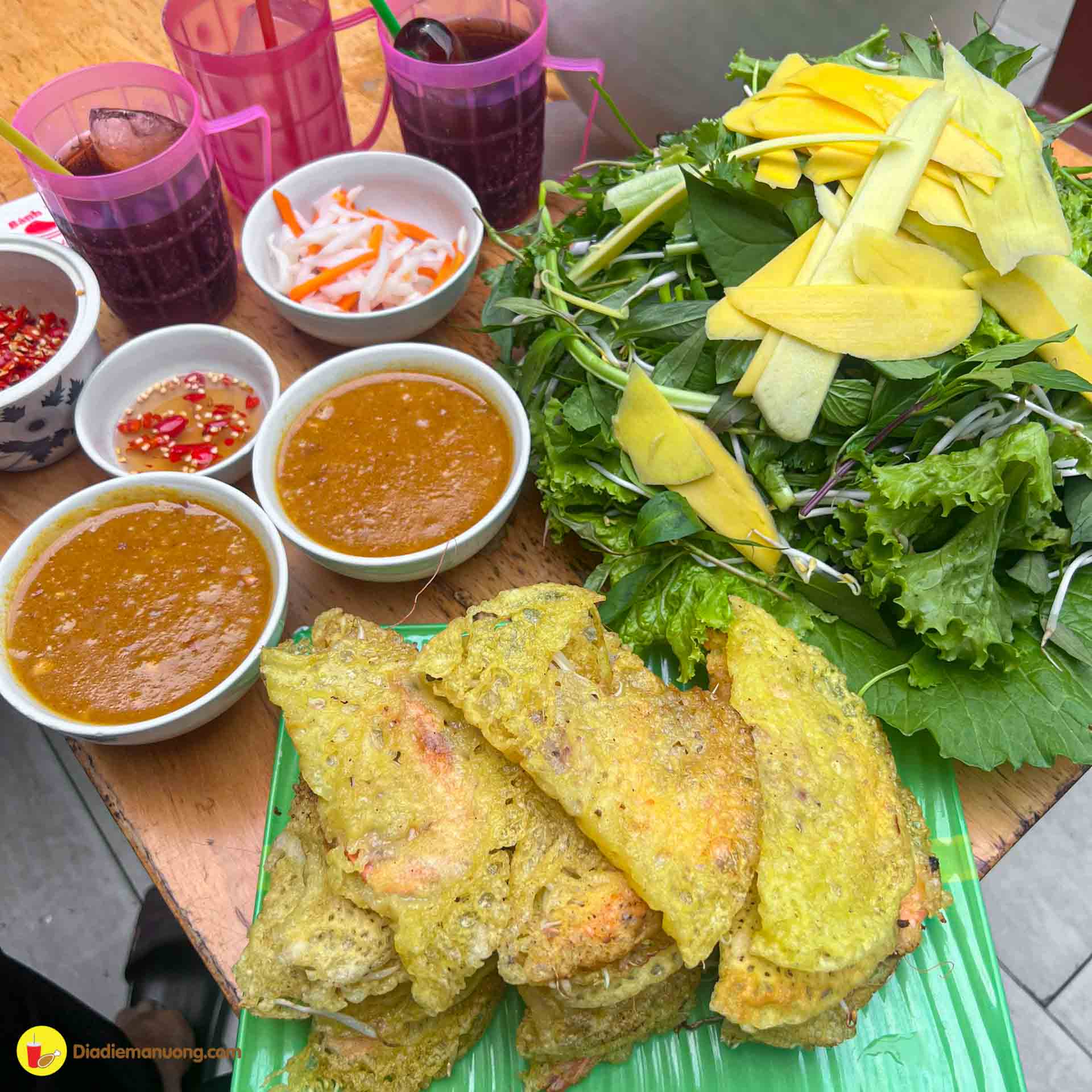 Cách làm bánh xèo Bình Định Cách làm bánh xèo Bình Định