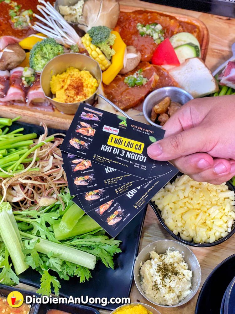 SIÊU SỐC THÁNG 10 - ABIESBBQ khao khách hàng 1 PHẦN LẨU CÁ FREE cho hội nhóm - ảnh 6 sieu soc thang 10 - abiesbbq khao khach hang 1 phan lau ca free cho hoi nhom - anh 6