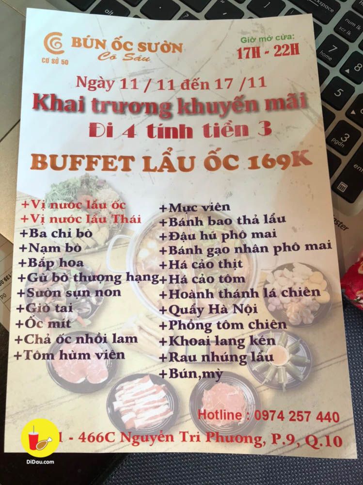 da them buffet lau oc thom ngon cuon luoi chi 169k lan dau tien co mat o sai gon - anh 4