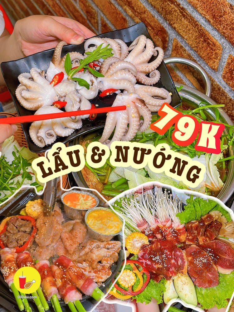 nang cap menu do nuong xin so - lau ca tu quan co tron combo lau - nuong chi tu 79k - anh 1
