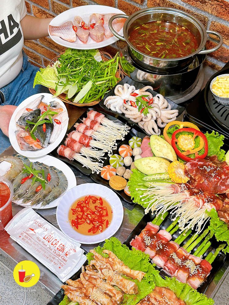 nang cap menu do nuong xin so - lau ca tu quan co tron combo lau - nuong chi tu 79k - anh 2