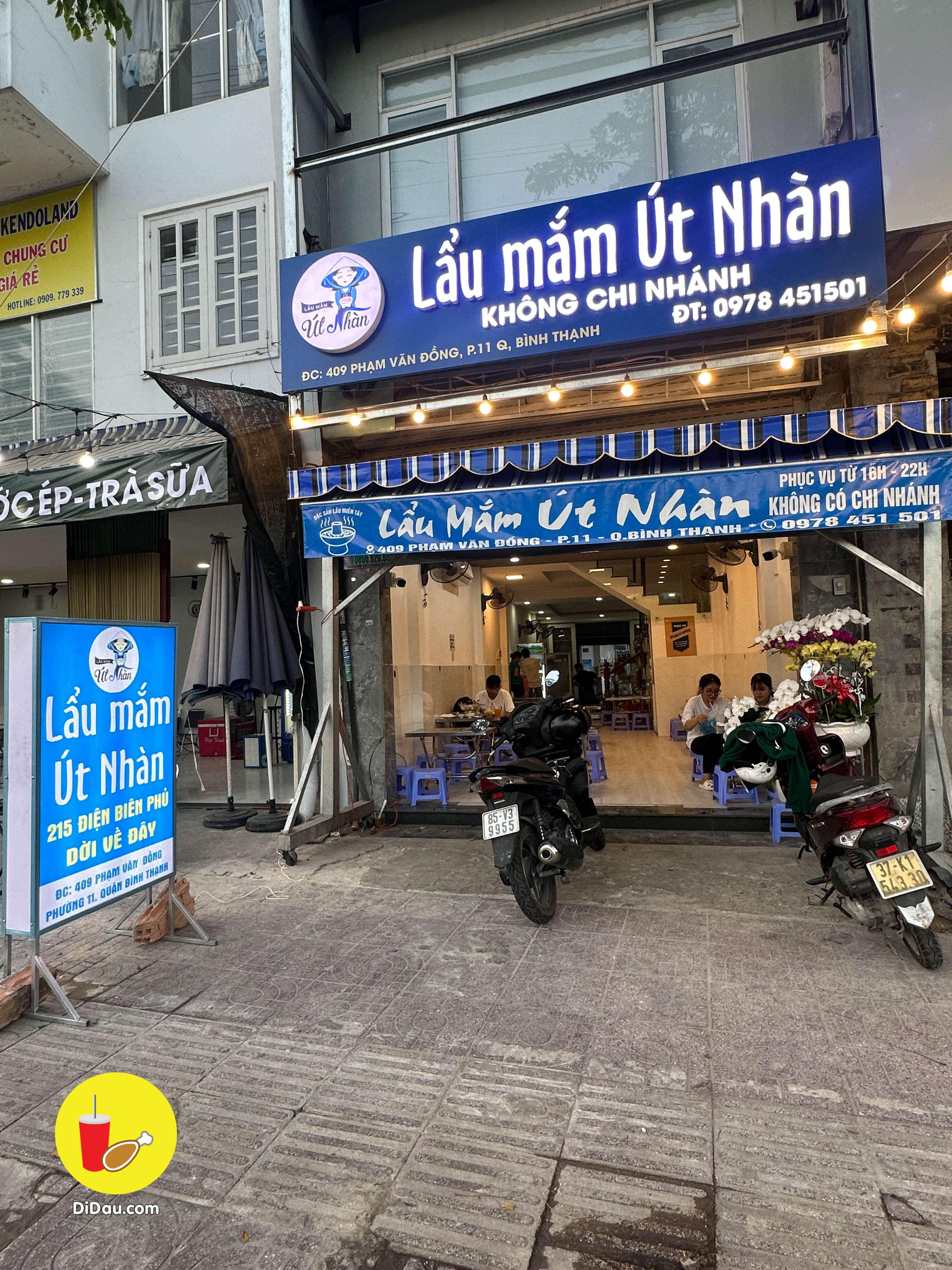 da ngon nay lai ngoi thoai mai lau mam ut nhan dien bien phu doi ve binh thanh voi khong gian rong rai, thoang mat - anh 2