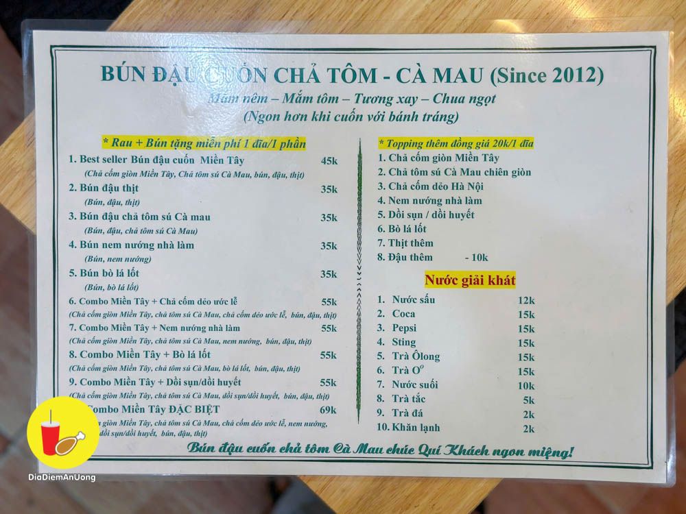 “Ngon – rẻ BÚN ĐẬU 4 LOẠI NƯỚC CHẤM có CHẢ TÔM SÚ CÀ MAU và CHẢ CỐM GIÒN không đụng hàng” - ảnh 7 “ngon – re bun dau 4 loai nuoc cham co cha tom su ca mau va cha com gion khong dung hang” - anh 7